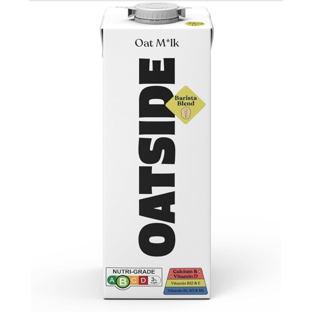*พร้อมส่งในไทย oatside m*lk นมโอ๊ตสูตรbarista blend