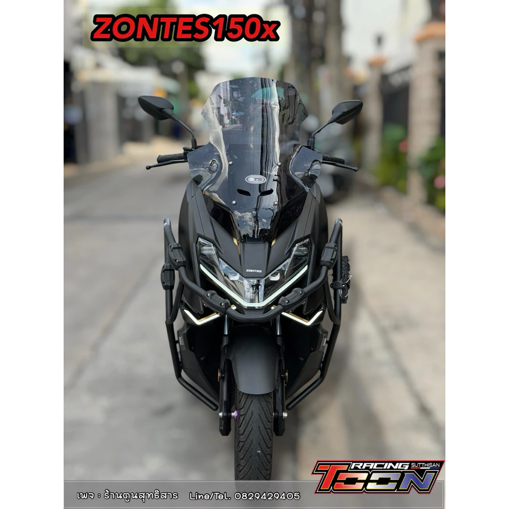 แคชบาร์Zontes150X ชุดชิว แร็คท้าย สไตล์ทัวร์ริ่ง thumbnail 8
