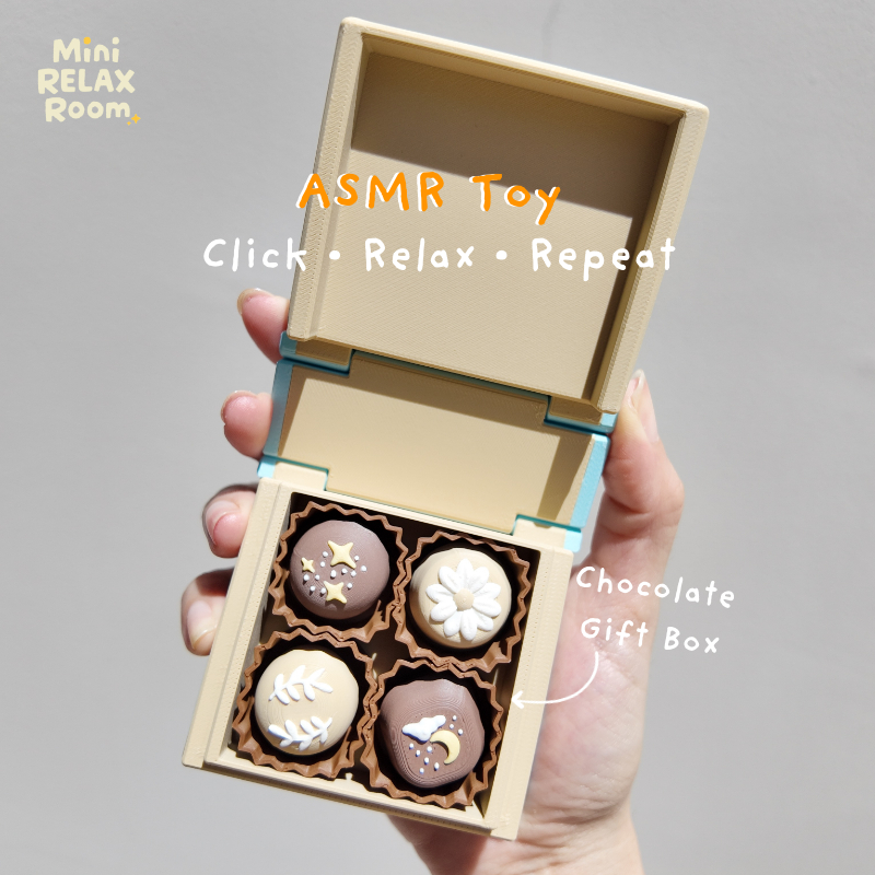 กล่องของขวัญช็อกโกแลต ASMR Toy Clicky ของเล่นคลายเครียด รูปที่ 4