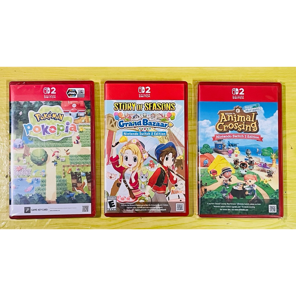 Ns2 Switch2 Games [S/S] (รวมเกมปลูกผัก,ดำเนินชีวิต) Animal Crossing ,Story Seasons, Pokémon Pokopia.