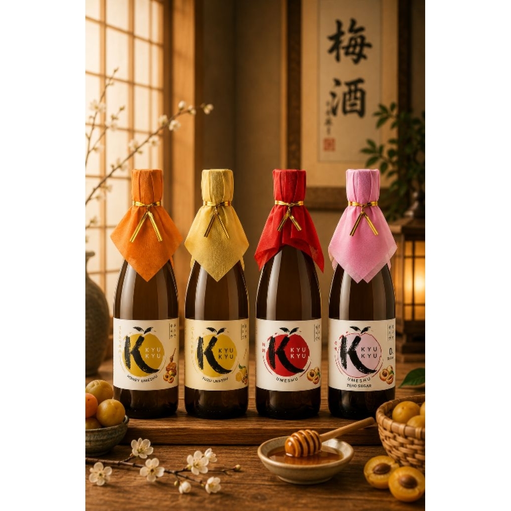 (พร้อมส่ง) เครื่องดื่ม kyu kyu บ๋วย สำหรับแต่งกลิ่น ปรุงรส เบเกอรี่ หรือ อินฟิวส์ผลไม้ ของแท้ ส่งด่วน ส่งไว