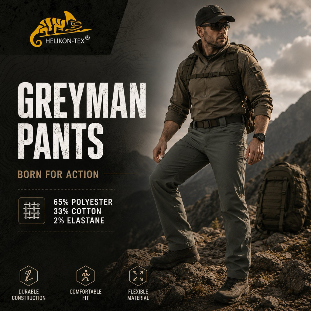 Helikon Tex Greyman Pants กางเกงสไตล์แทคติคอล รุ่นใหม่