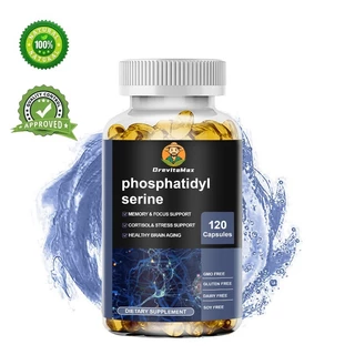 DrevitaMax Phosphatidylserine อาหารเสริม ดูแลความจำ ความตั้งใจ ลดความเครียด ดูแลสมอง [120 แคปซูล]