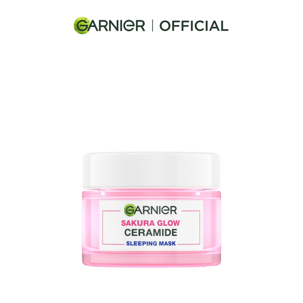 การ์นิเย่ ซากุระ โกลว์ สลิปปิ้ง เอสเซนส์ 50 มล. GARNIER SAKURA GLOW SLEEPING ESSENCE 50 ml ครีมการ์นิเย่ Night Creamครีม