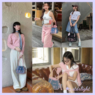 MERGE A DAY BAG Merge กระเป๋า official กระเป๋าถือ สะพายข้าง ใหญ่ พับได้ หลายช่อง กร