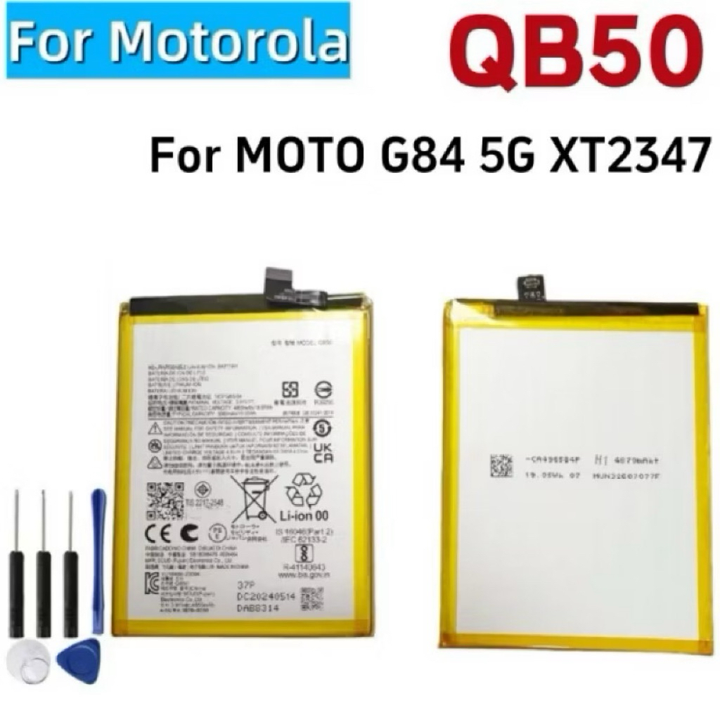 แบตเตอรี่ Motorola Moto G84 5G XT2347 QB50 5000mAh ส่งจากไทย