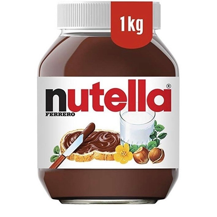 Nutella นูเทลล่าขนาด 1kg ช็อคโกเเลตสำหรับทาขนมปังเเสนอร่อย