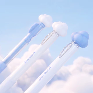 Double A Cloudis ปากกาเจล 0.5 มม. น้ำหมึกสีน้ำเงิน จำหน่าย 1 ด้าม