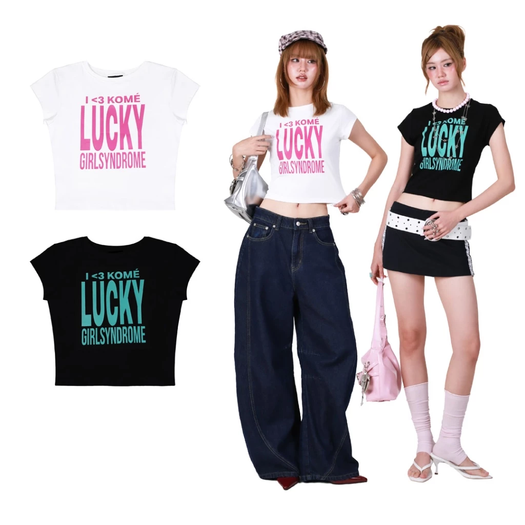kome.offi เสื้อยืด baby tee รุ่น it-girl baby tee