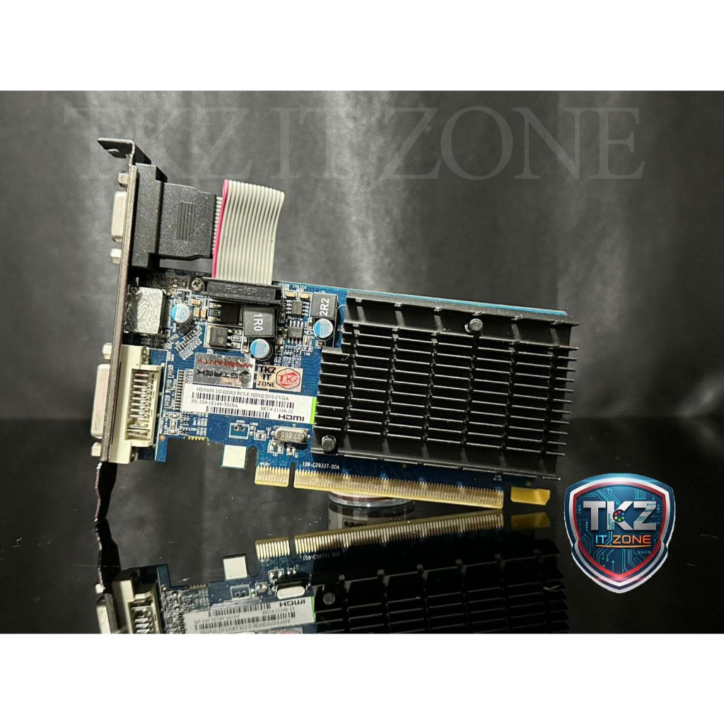 การ์ดจอ(graphic card) SAPPHIRE HD 5450 1GB DDR3  (ไม่ต่อไฟเพิ่ม) 1 MONTH WARANTY