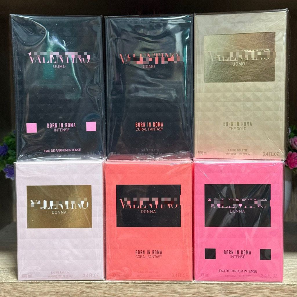 🍃น้ำหอมผู้ชาย/หญิง วาเลนติโน่Valentino Born In Roma Green EDP 100 มล.🍃 กล่องซีล 💯 น้ำหอมแท้ 100% 💯