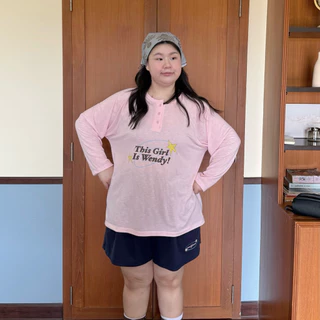 Dusty Polo Long Sleeve เสื้อสลาฟสกรีนแขนยาว wendystore19
