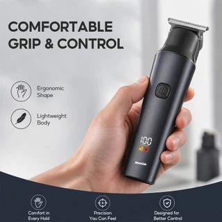 MeeGoo เครอื่งตัดผมไร้สาย ปัตตาเลี่ยนไฟฟ้า Electric Clipper จอแสดงผลพลังงาน LCD การชาร์จ Type-C