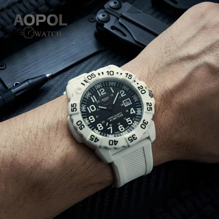 AOPOL LIMITED #T25 นาฬิกาข้อมือผู้ชาย ขอบหมุนได้ พร้อมวันที่ นิยามใหม่ของความดุดัน สายลุย