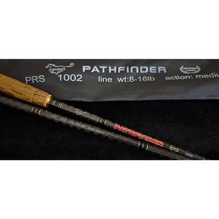 ASHINO PATHFINDER คันสปินนิ่งเวทกลาง ลาย X-CROSS ด้ามก๊อกเคลือบ New 2026