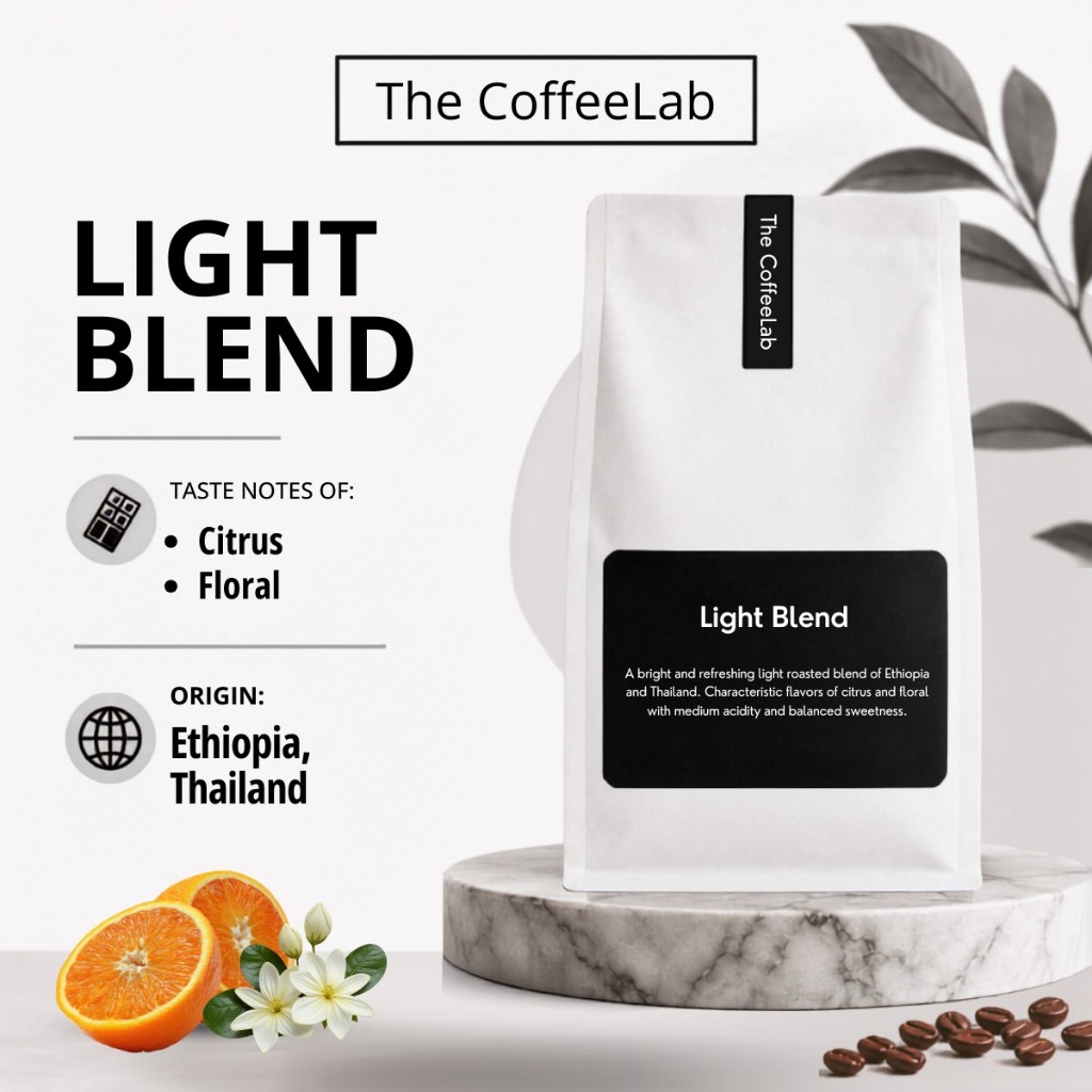 The CoffeeLab Light Blend Ethiopia Thai, Light Roast Coffee Beans, Pour Over Coffee, Fruity Coffee กาแฟเมล็ดเดี่ยว