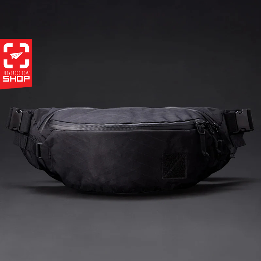 กระเป๋า EVERGOODS - Mountain Hip Pack 3.5L - X-PAC สี Black and Coyote Brown