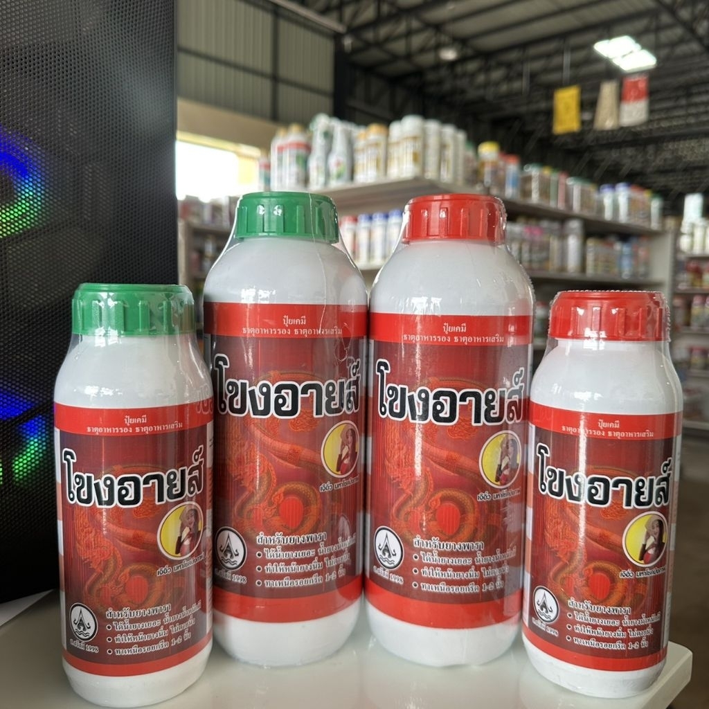 โขงอายส์ ขนาด 500 ซีซี และ1000 ซีซี ยาเร่งน้ำยาง ยาทาหน้ายาง น้ำยางออกดี ยาเร่งน้ำยาง กรีดง่าย ต้นไม่โทรม ของแท้ 100%