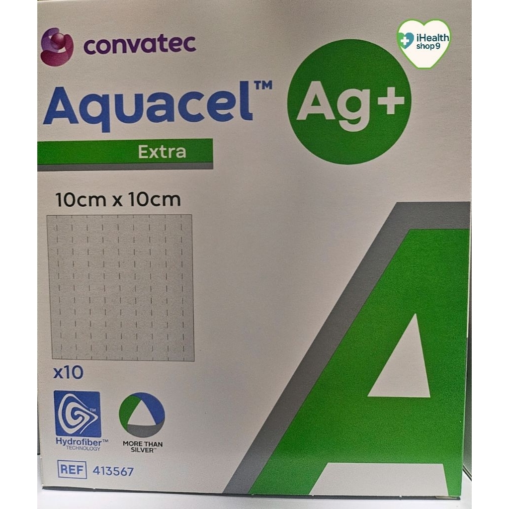 413567 Aquacel Ag+extra10×10cmใหม่ล่าสุด ราคาต่อแผ่น
