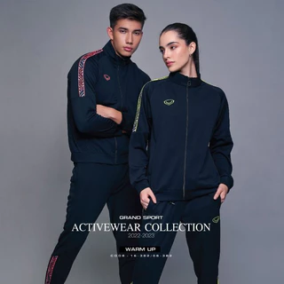 GRAND SPORT เสื้อวอร์มตัดต่อเทปทอ รหัส : 016382