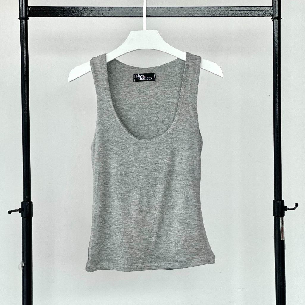 Used✨ Atipashop - AOSTA TANK TOP เสื้อกล้าม ทรงเบสิค ผ้าเนื้อหนาสองชั้น และกางเกง