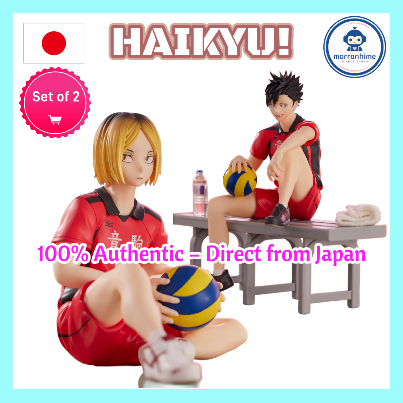 FuRyu Haikyu!! Noodle Stopper Figure Tetsurō Kuroo & Kenma Kozume set Direct from Japan