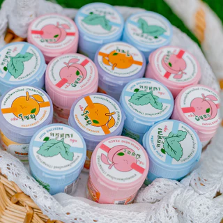 ยาดมสมุนไพร Thamthai 20g หอมสดชื่น พกพาง่าย ยาดมสมุนไพรไทย มี 3 กลิ่น Orange Peppermint Peach
