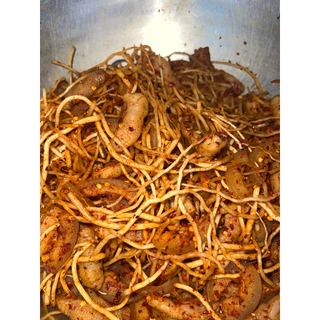 ##เอ็นไก่รากชูดองหม่าล่า1กิโลกรัม ทำสดใหม่อร่อยกรุบกรุบเผ็ดกำลังดี