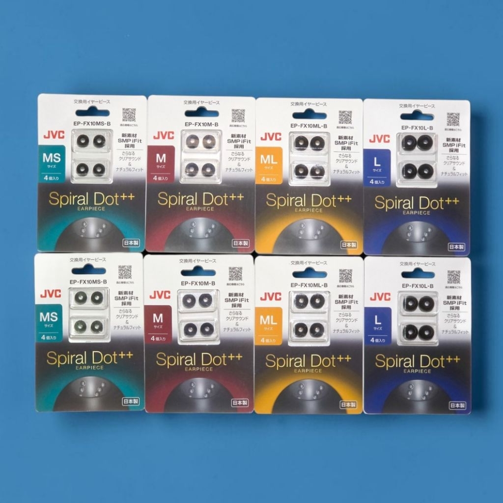 JVC Spiral dot ++ FX10 จุกอัพเกรด ( จุกอัพเกรด ( แบ่งขายเป็นคู่ บางท่านอาจไม่ได้กล่องแพ็คเกจ )