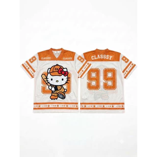 เสื้อสปอร์ตคอวี ผ้าตาข่าย ใส่สบาย เกรดดีผ้าพรีเมียมอก50“ยาว29”