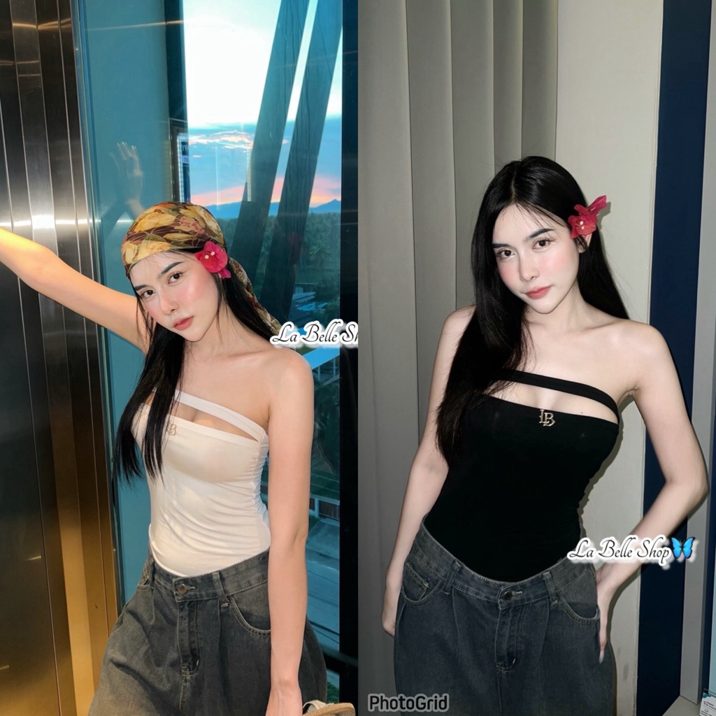 MNV STUDIO บอดี้สูทเกาะอก แต่งเย็บอะไหล่เหล็กสีทอง LB   เรย่อนเกรดA