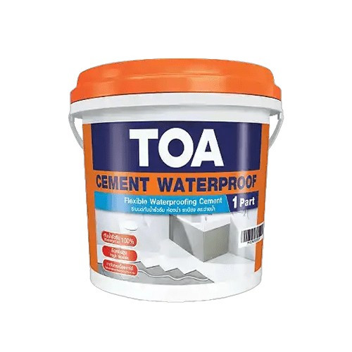 TOA ซีเมนต์กันซึม ส่วนผสมเดียว ขนาด 4 กก. ชนิดยืดหยุ่นพิเศษ กันรั่วซึมได้ 100% เป็นซีเมนต์สำเร็จรูปพร้อมใช้งาน