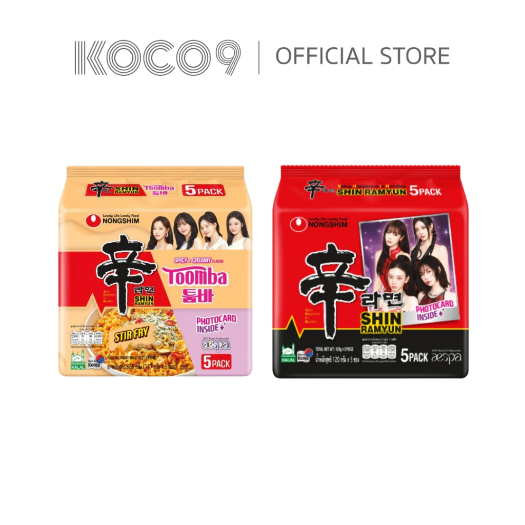 [ เซ็ตแพ็คคู่สุดคุ้ม ] Nongshim นงชิมรามยอนจากเกาหลี
