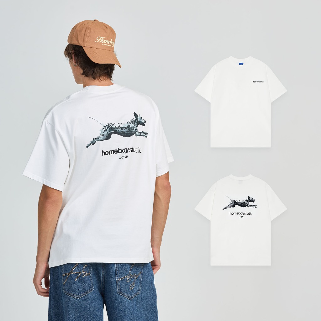 HOMEBOY เสื้อOVERSIZE HB.DALMATIAN คอตตอน100% ใส่ได้ทุกวัน