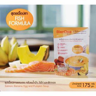 กินอยู่ดี BlenDee Quik เบลนดีควิก อาหารสำหรับผู้ป่วย อาหารปั่นสำเร็จรูป สูตรเนื้อปลาแซลมอน แพ็ค 50 ซอง