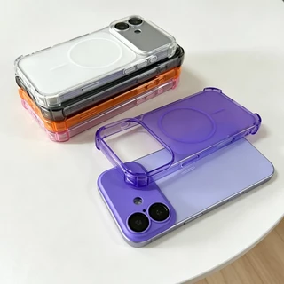 เคสซิลิโคนเหลวแม่เหล็ก iPhone 16/15/14/13 Pro Max ปกป้องกล้องและแม่เหล็กแน่น 17 pro max 16plus 14plus 15plus 17promax