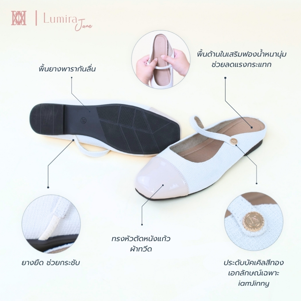iamJinny JN169 รุ่น Lumira Jane สีดำ รูปที่ 6