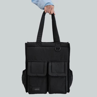 กระเป๋าผ้าร่ม สะพายไหล่ กันละอองน้ำ หนานุ่ม เบา ใส่ของ Laptop iPad Tablet FINDER PLUS+ BAG KIDNAP ME.