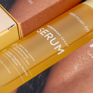 HOM MUEN LEE Deodorant Spray Serum หอมหมื่นลี้ สเปรย์รักแร้ สเปรย์ดับกลิ่นกาย ปราศจากน้ำหอมและแอลกอฮอล์ 100%