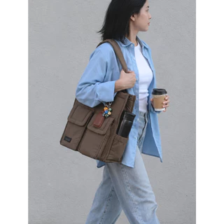 กระเป๋าผ้าร่ม สะพายไหล่ กันละอองน้ำ หนานุ่ม เบา ใส่ของ Laptop iPad Tablet FINDER PLUS+ BAG KIDNAP ME.