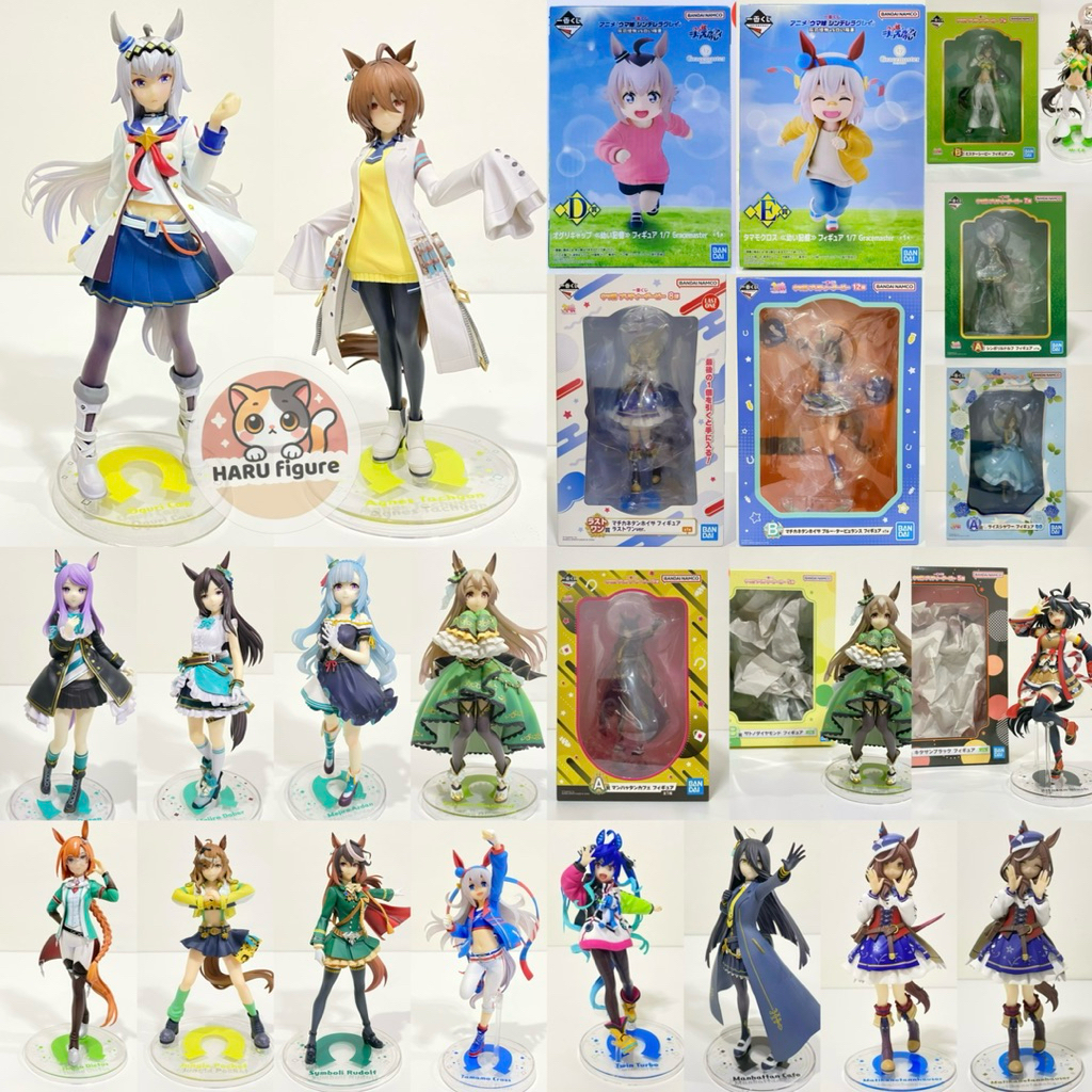 [พร้อมส่ง/ของเเท้] ฟิกเกอร์ Ichiban Kuji Uma Musume - Satono Diamond / Agnes Tachyon / Oguri Cap / T
