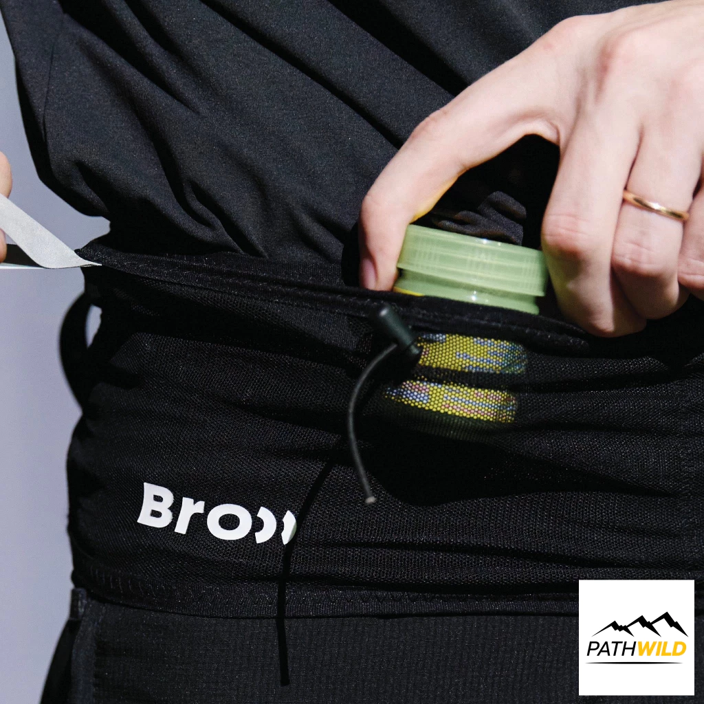 BROOO ESSENTIAL RUNNING BELT เข็มขัดสำหรับใส่วิ่ง พกของจำเป็นระหว่างวิ่ง ได้รอบเอว พร้อมทุกสนาม
