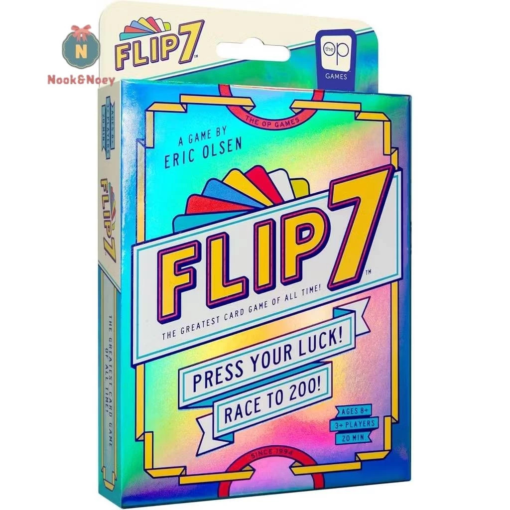 พร้อมส่ง การ์ดเกม Flip 7 การ์ดตัวเลข พลิก 7 บอร์ดเกมแนวปาร์ตี้ เล่นง่าย สนุกตื่นเต้น เล่นได้ทั้งครอบครัว