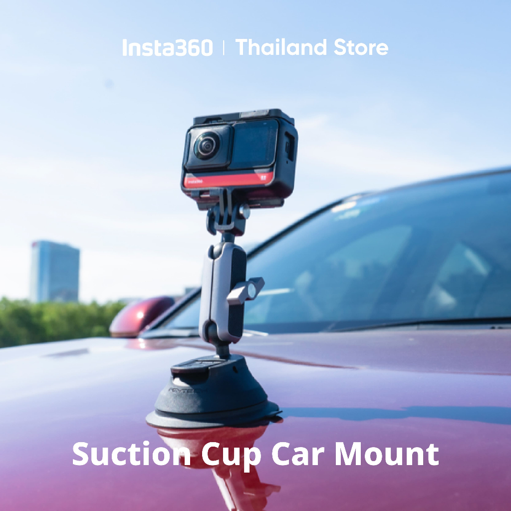 Insta360 Suction Cup Car Mount | ขายึดติดรถยนต์แบบสูญญากาศ Insta360 | รองรับการถ่ายภาพจากมุมมองภายนอ