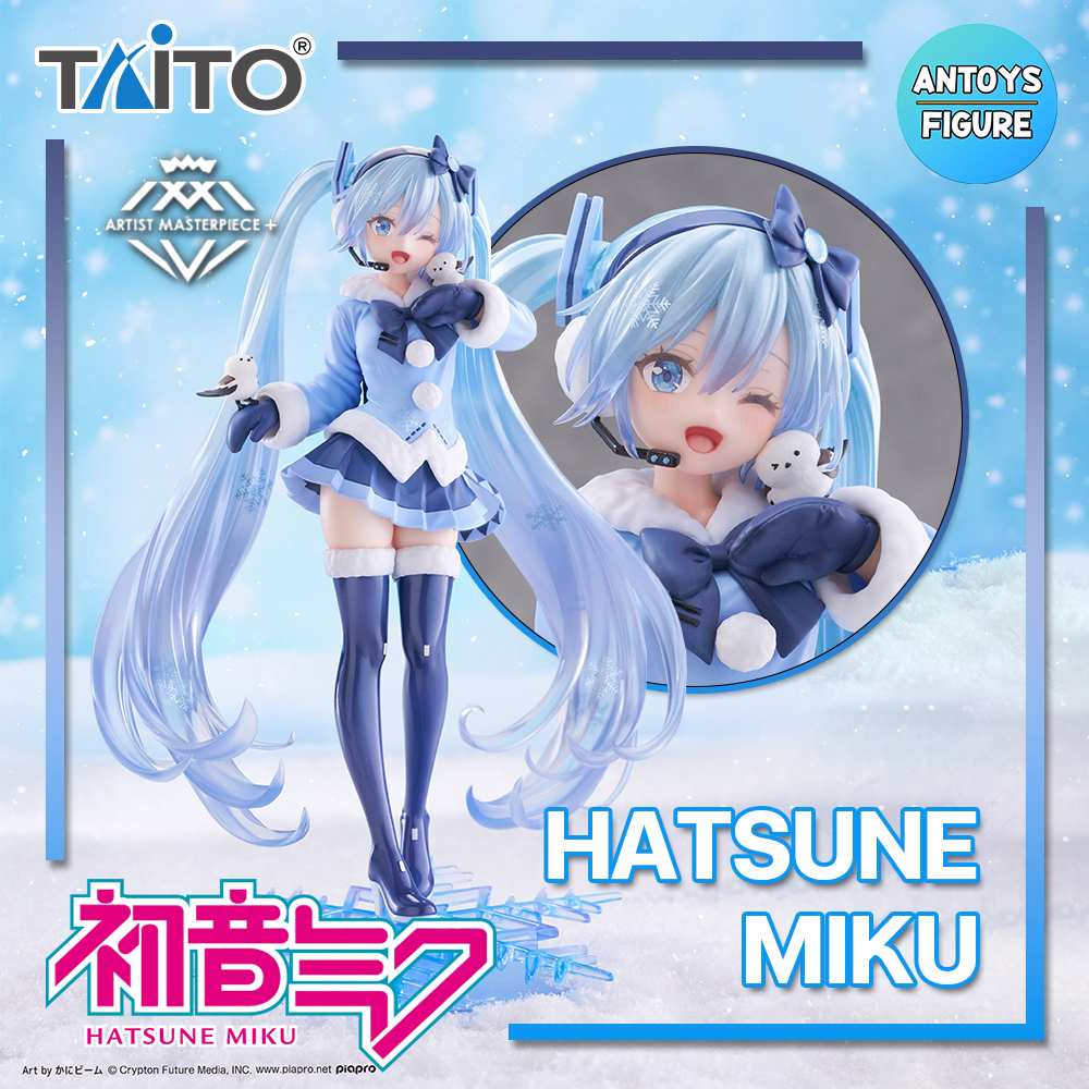 [ใบพรีออเดอร์] ฟิกเกอร์ ของแท้ (Lot ) Hatsune Miku AMP+ All Stars Figure - Snow Miku 2012 Ver. Figure