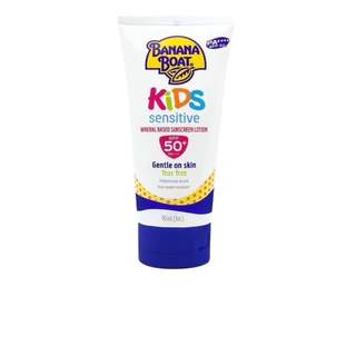 Banana Boat Kid Sensitive Mineral Based SPF50+ PA ++++ ขนาด 90 ml. ( สำหรับเด็กโต )