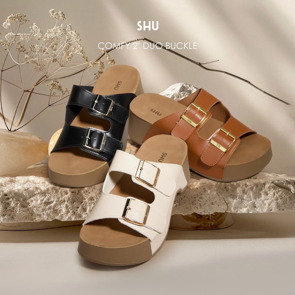 SHU COMFY 2" DUO BUCKLE รองเท้า