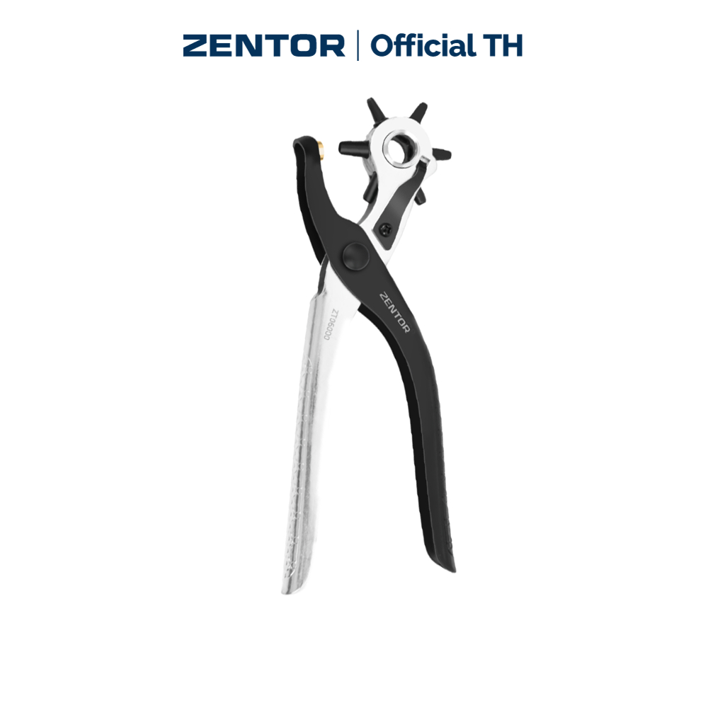 Zentor คีมเจาะรูเข็มขัด คีมเจาะ ที่เจาะรูเข็มขัด 6ขนาด เจาะสายนาฬิกา พลาสติก หนังได้ Hole Punch