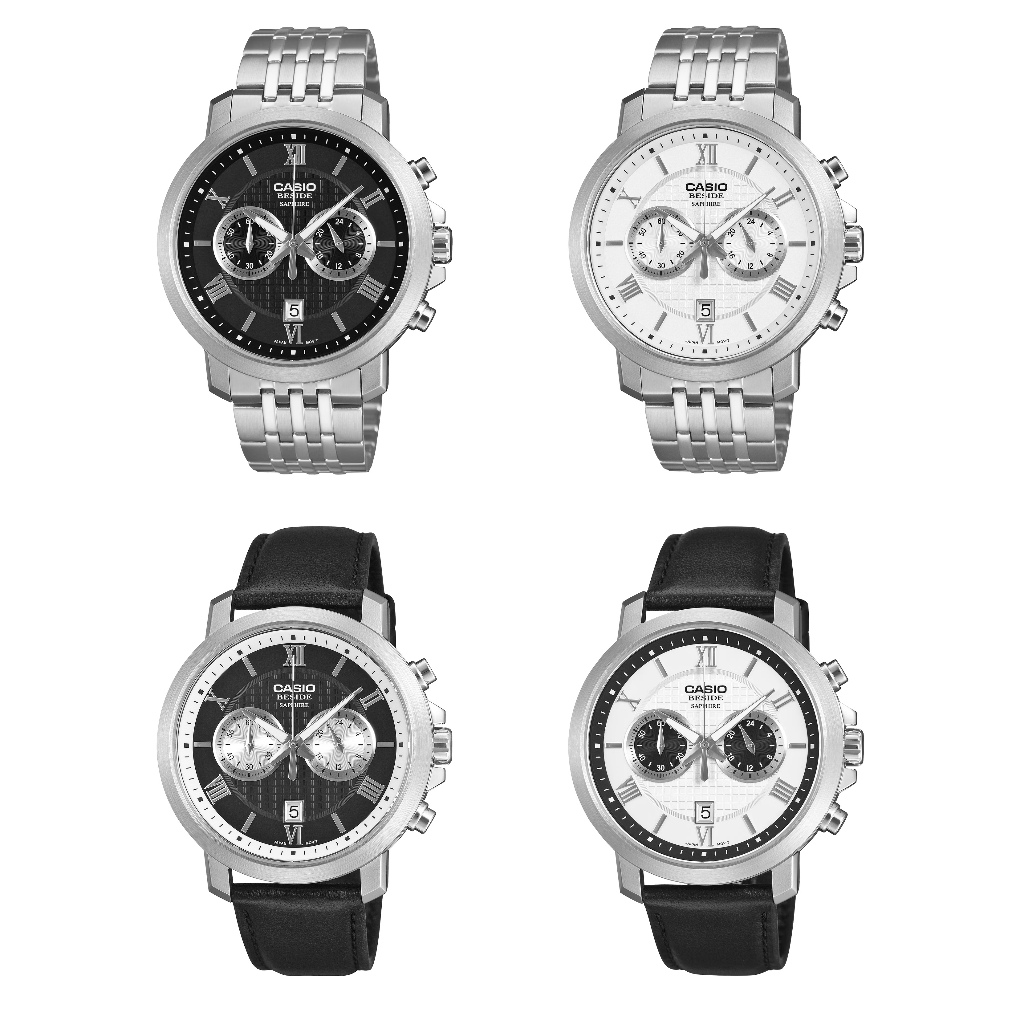 CASIO STANDARD BESIDE ของแท้ รุ่น BMS-500D-1A , BMS-500D-7A , BMS-500L-1A , BMS-500L-7A