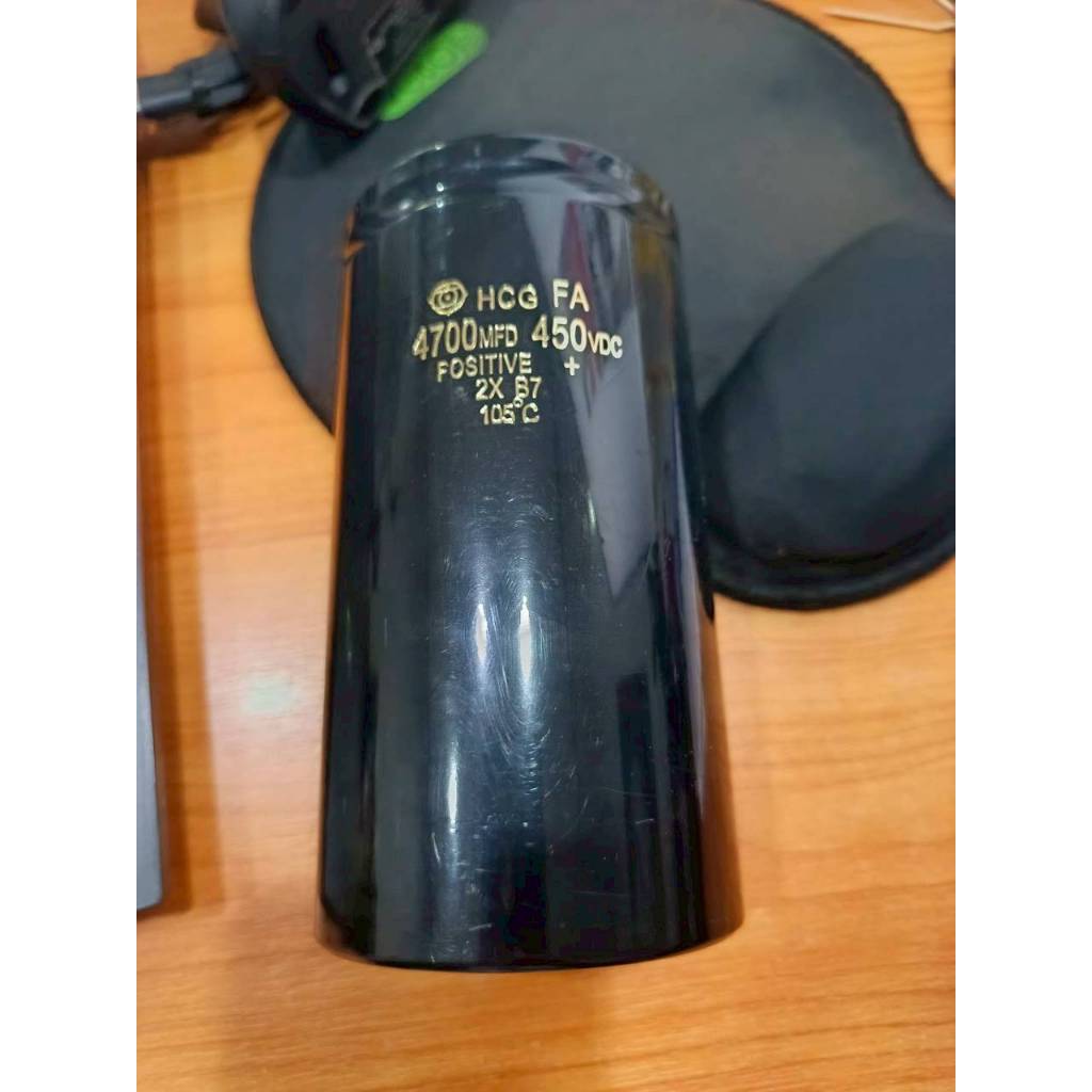 คาปาซิเตอร์ CAPACITOR 4700UF 450V 4700UF 450Vdc HCG ตัวใหญ่
